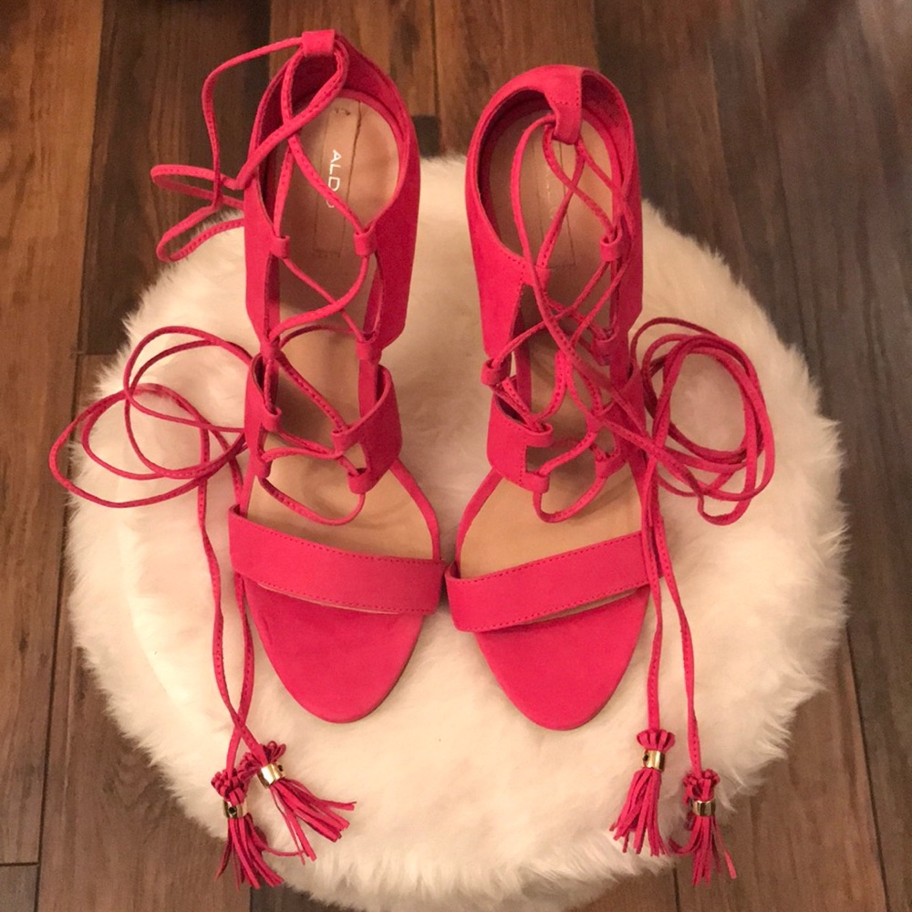 Aldo Marys 53 Heels 💓 Fuschia - Picture 3 of 7
